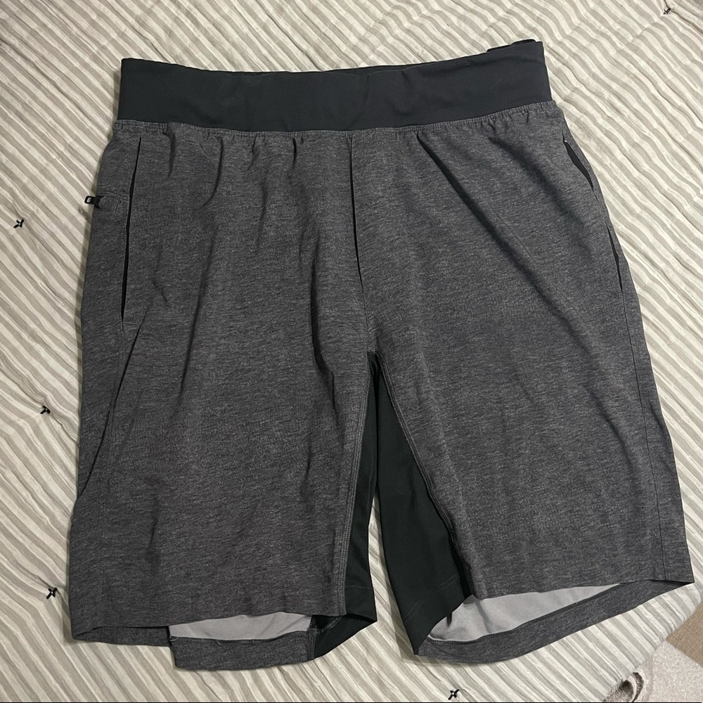 Men’s Lulu lemon dark grey shorts